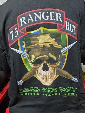 Vintage Military 75th RANGER RGT tshirt